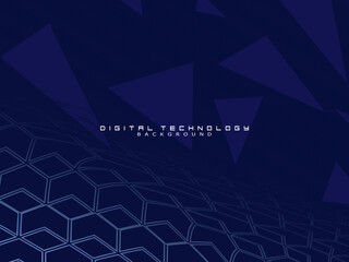 Futuristic blue background digital technology, cyber nano information, abstract communication, future technology data innovation, internet network speed connection.