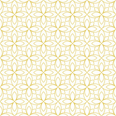 Naklejka premium Abstract geometric ornamental shape seamless pattern background