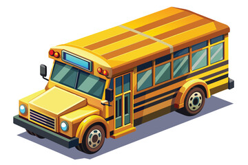car yellow school bus
