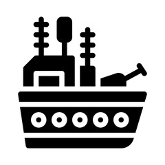 marine glyph icon © Uicon Studio