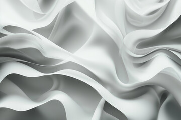 Obraz premium White background with abstract gray wallpaper design - A sophisticated wallpaper featuring abstract gray shapes on a white background.