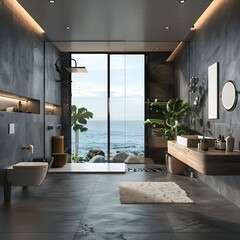 Fototapeta premium Bathroom Interior
