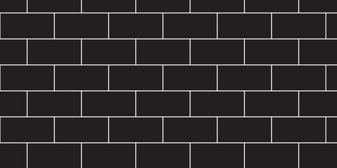 Black brick wall background. architecture construction stone block brick wallpaper. seamless building cement concrete wall grunge background.	
