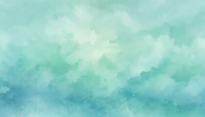 Fototapeta premium aqua green watercolor texture background