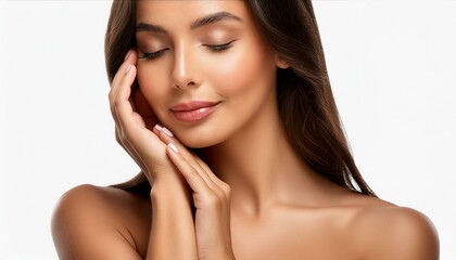 美人女性の美容写真