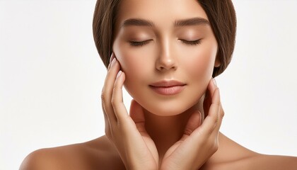 美人女性の美容写真