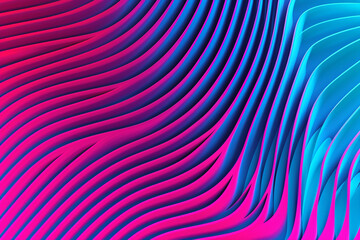 Fototapeta premium Lively fuchsia and electric blue gradient creating a dynamic visual experience.