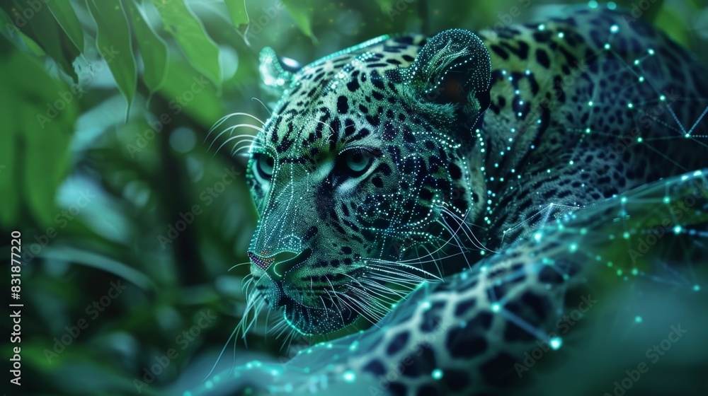 Aufkleber by analyzing weather patterns and animal behavior data through ai conservationists are able to predi