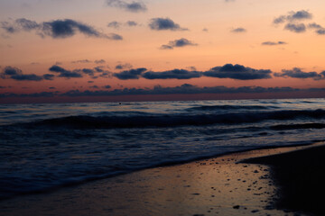 Serene Sunset on the Shore