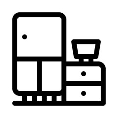 kitchen line icon