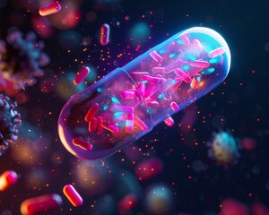 A CG 3D render of a single