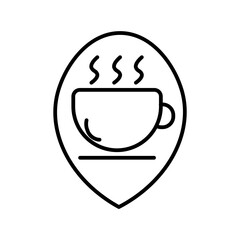 cafe line icon