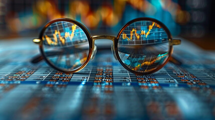 Business audit stock financial finance management on analysis data strategy with graph accounting marketing or report chart economy investment research profit conceptaudit, finance, business, datum, c