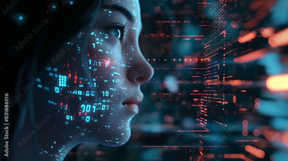 Poster 5. delve into the futuristic concept of ai-generated crypto art, blending creativity with blockchain