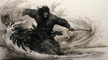 a brave and matchless ninja.