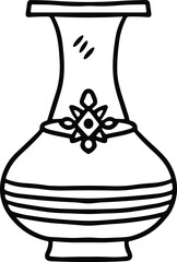 A trophy cup with a leaf design on it