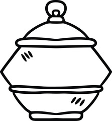 A trophy cup with a leaf design on it