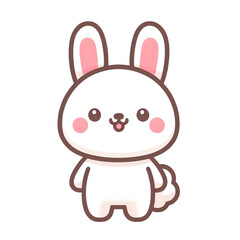 Obraz premium A cute illustration of bunny