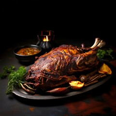 Mutton Leg (Raan) Roast


