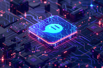 a close up of a circuit board