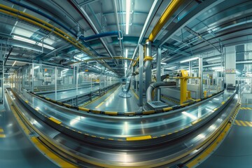 Fototapeta premium Wide-angle panorama