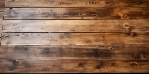 Fototapeta premium Topdown view of empty wooden table corner with clipping path. Concept Table Setting, Wooden Texture, Minimalist Décor, Copy Space, Clipping Path
