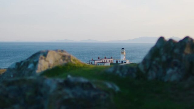 Neist Point Lighthouse, Isle of Skye Landmark Reveal From Behind Rock
