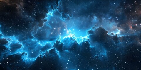Fototapeta premium High-Quality Space-Themed Background with Vibrant Colors. Concept Space Photoshoot, Vibrant Colors, Nebula Background, Astronomical Imagery, Out-of-this-World Scenes