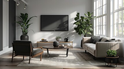 Fototapeta premium Inspire desire with our 8K mockup, where every frame exudes sophistication and allure, enticing viewers to engage with your brand.
