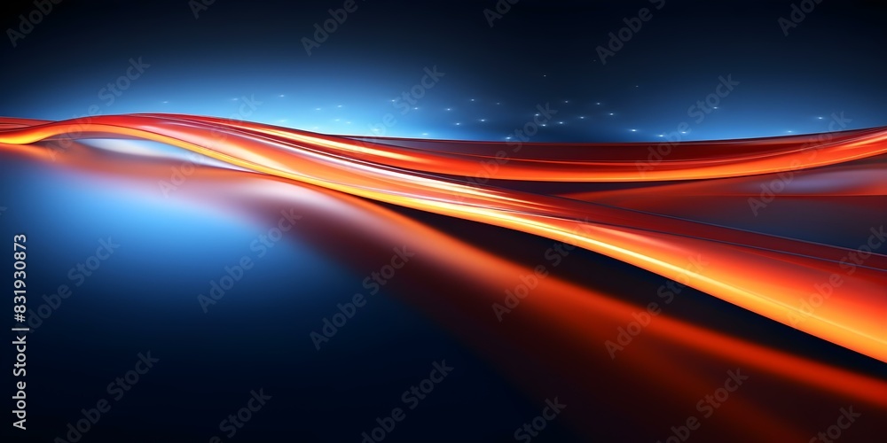 Poster futuristic abstract technology lines background representing smart communication network of the futu