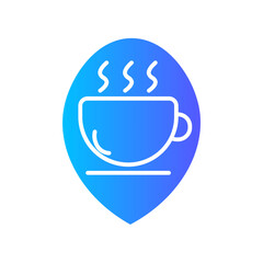 cafe gradient icon