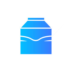 milk gradient icon