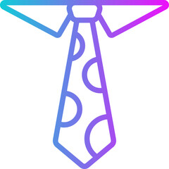 Tie Gradient Icon