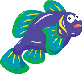 Purple fish
