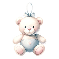 Baby Teddy Bear with Ball Decoration