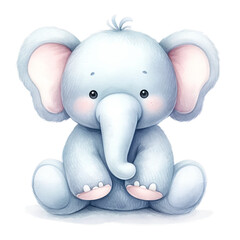 Baby Elephant Plush Decoration