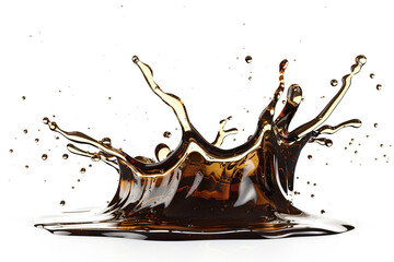 Generative ai on theme of beautiful texture surface motor oil, design natural abstract background