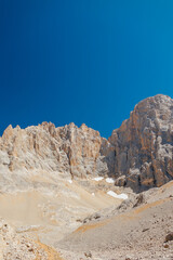 Beautiful mountain landscape. The Anti Taurus Mountains. Aladaglar National Park. Turkey..