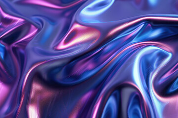 Obraz premium Generative ai on theme of beautiful texture metal creasy foil, design natural abstract background