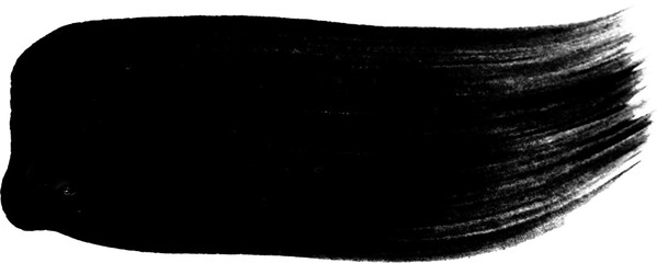 brush stroke isolated on white background