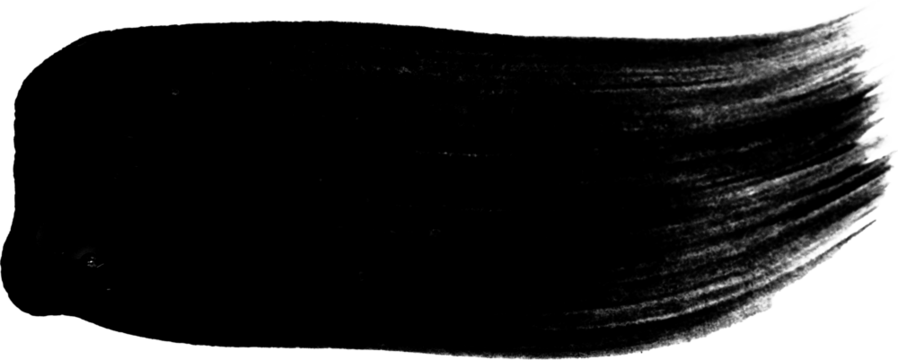 brush stroke isolated on white background
