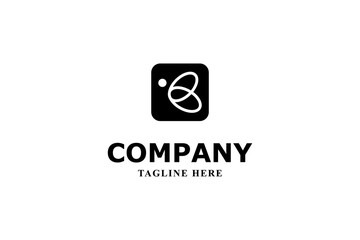 letter b butterfly modern logo © Bayu