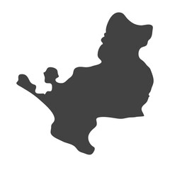 Montserrado map illustration