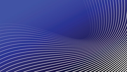 Blue gradient with curve line background for backdrop or presentation