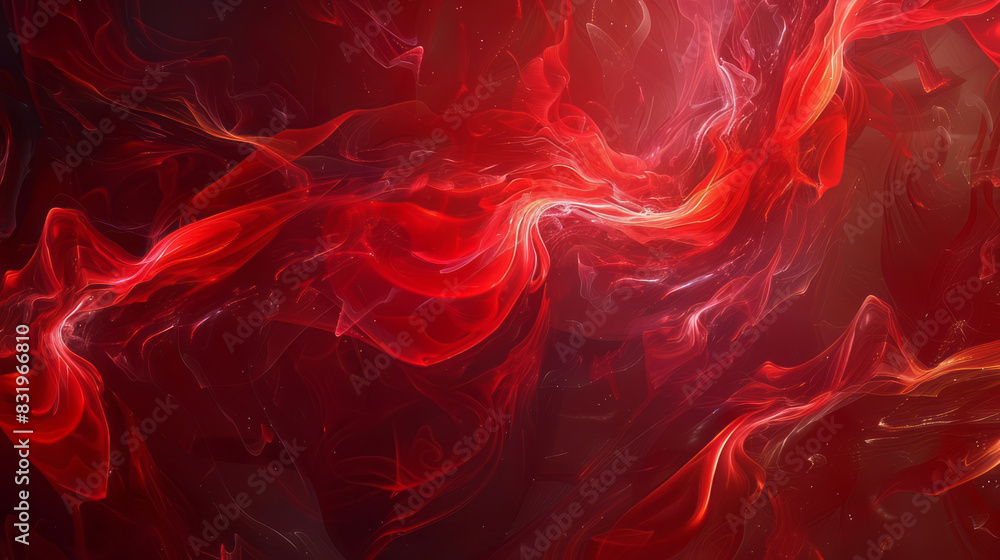 Poster abstract red and dark swirling pattern background art