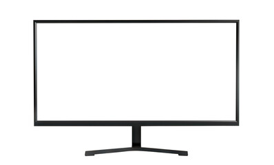 Black border digital screen display, cut out