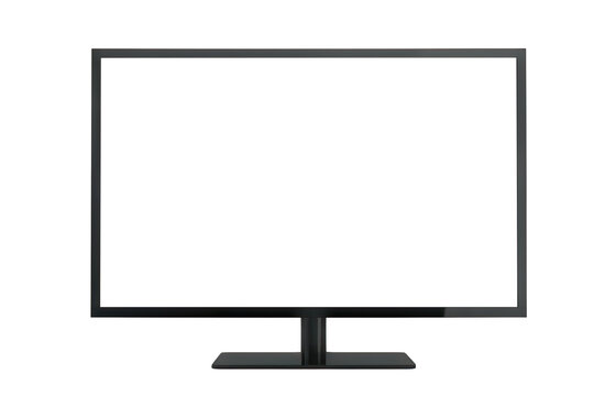 Black border digital screen display, cut out