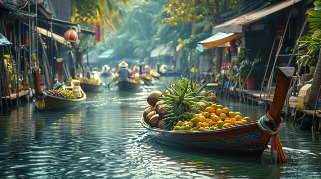 Bangkok Floating Market Images – Browse 7,214 Stock Photos, Vectors ...