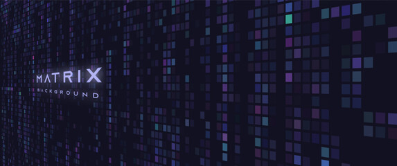 perspective matrix futuristic sci-fi vector illustration, big data illustration, perfect for techno background, science, sci-fi