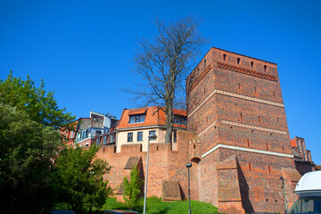 Krzywa wieża, Toruń, Polska. Leaning Tower in Torun, Poland © 123108 Aneta